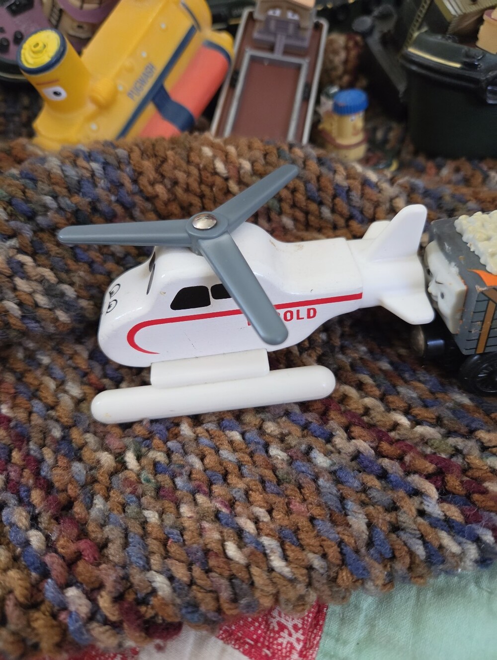 Vintage Thomas & Friends 1990s Harold The Helicopter, SC RUFFEY Train Cart